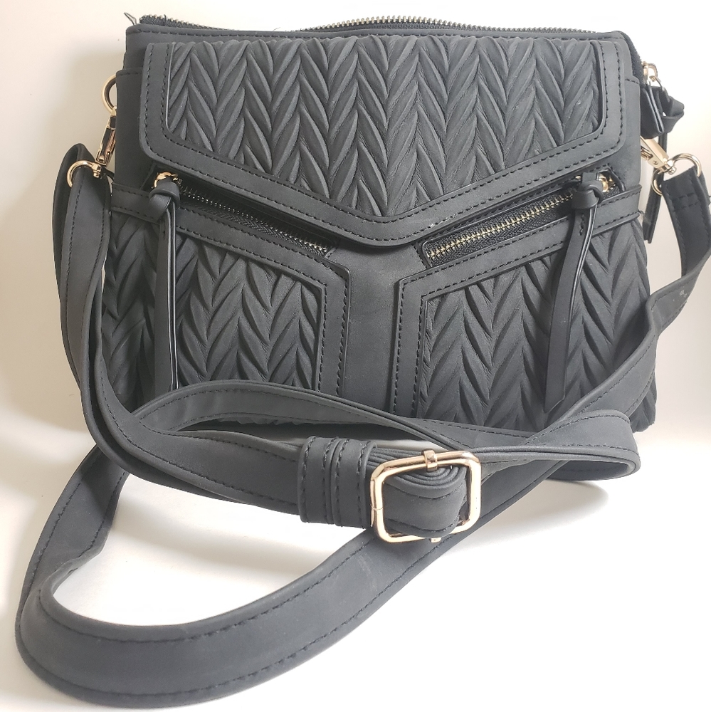 Black cross body bag